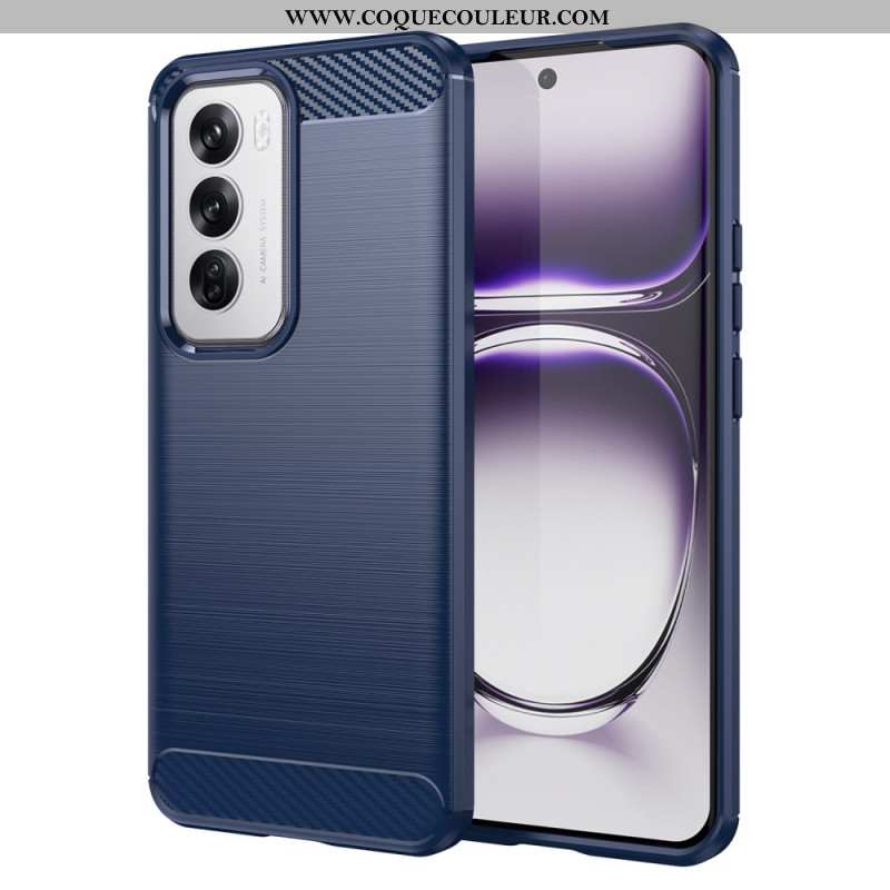 Coque Oppo Reno 12 5G Fibre Carbone Brossée