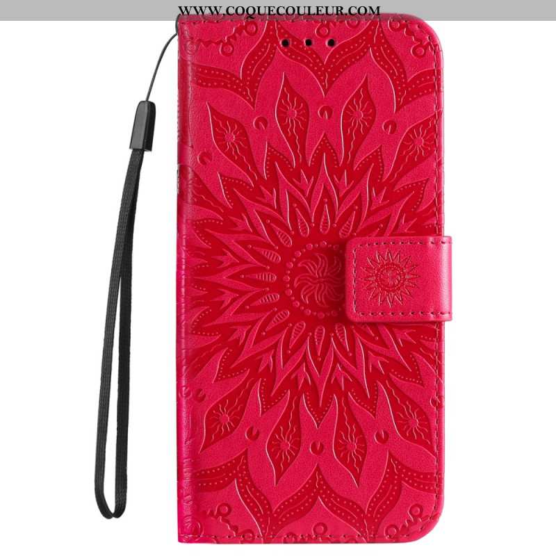 Housse Oppo Reno 12 5G Mandala à Lanière