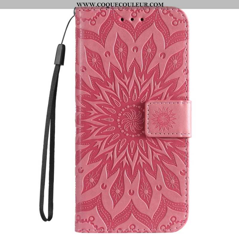 Housse Oppo Reno 12 5G Mandala à Lanière