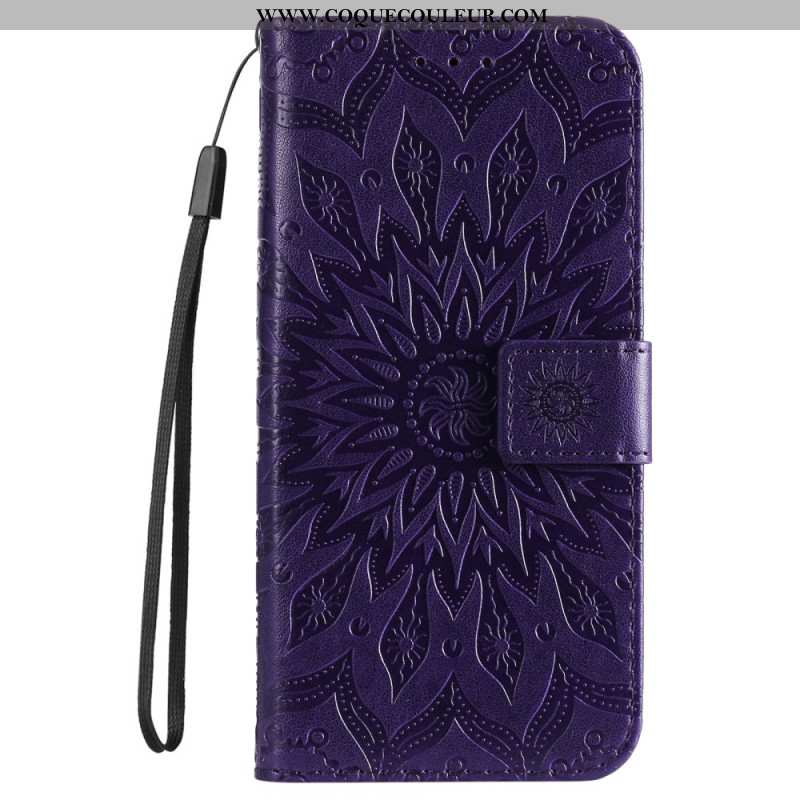 Housse Oppo Reno 12 5G Mandala à Lanière