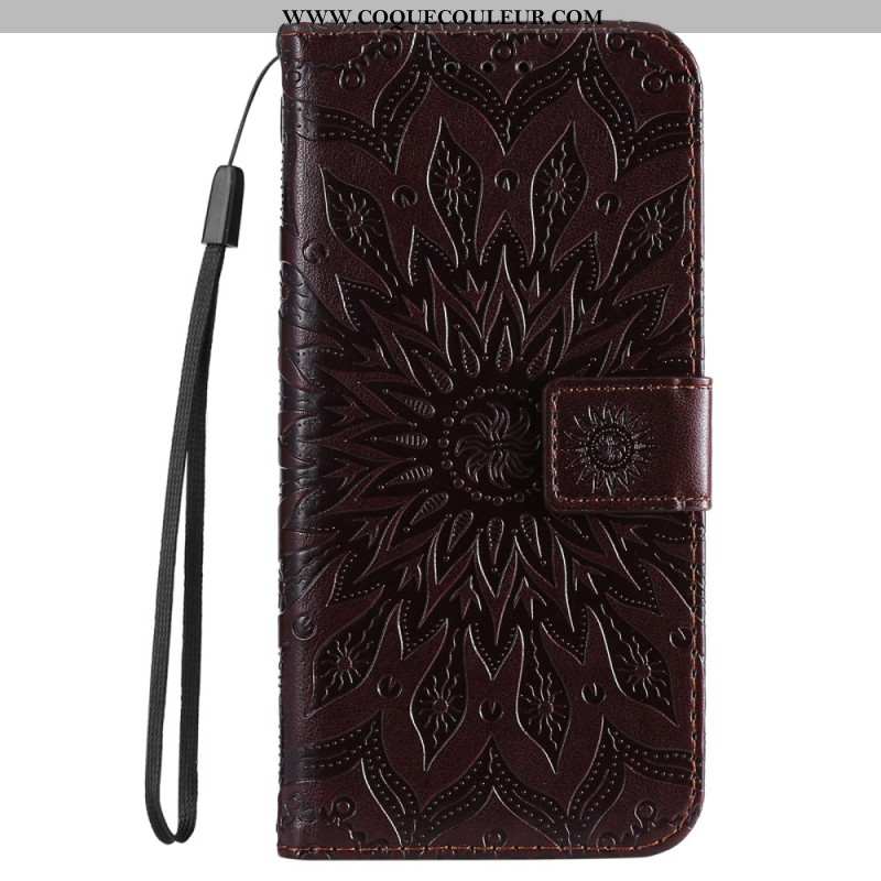 Housse Oppo Reno 12 5G Mandala à Lanière