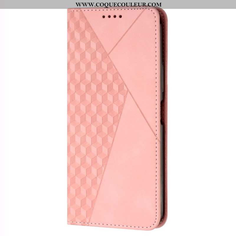 Flip Cover Oppo Reno 12 5G Motif Losanges