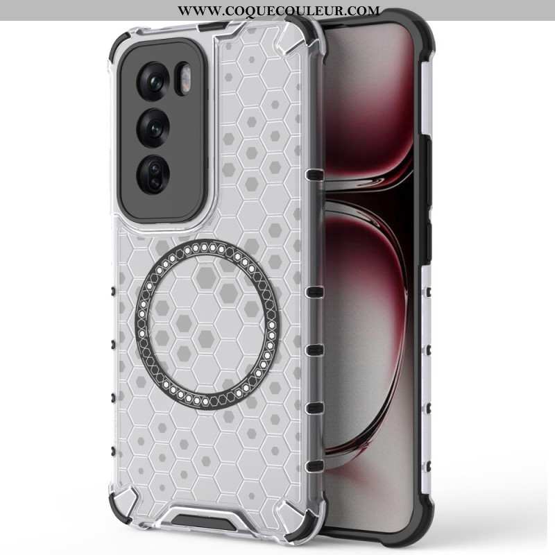 Coque Oppo Reno 12 5G Magnétique Nid d'Abeille