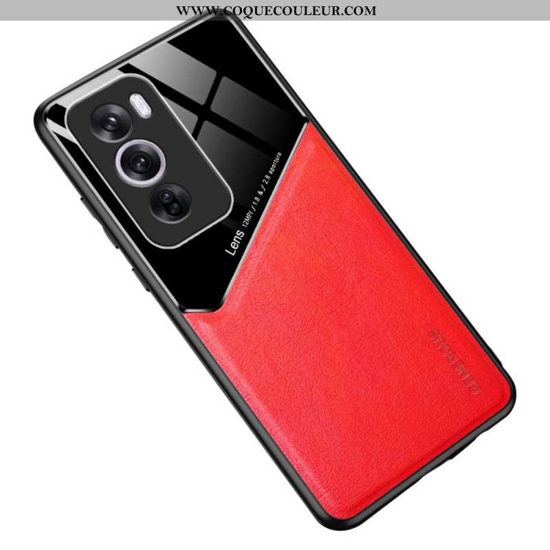 Coque Oppo Reno 12 Pro 5G Texture Cuir