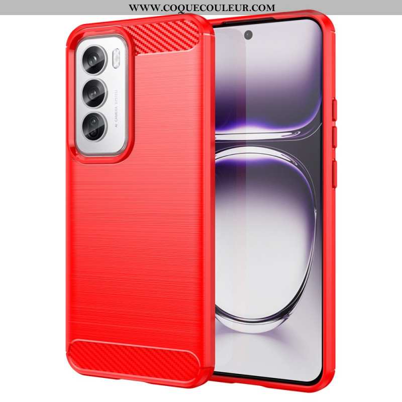 Coque Oppo Reno 12 Pro 5G Texture Fibre de Carbone