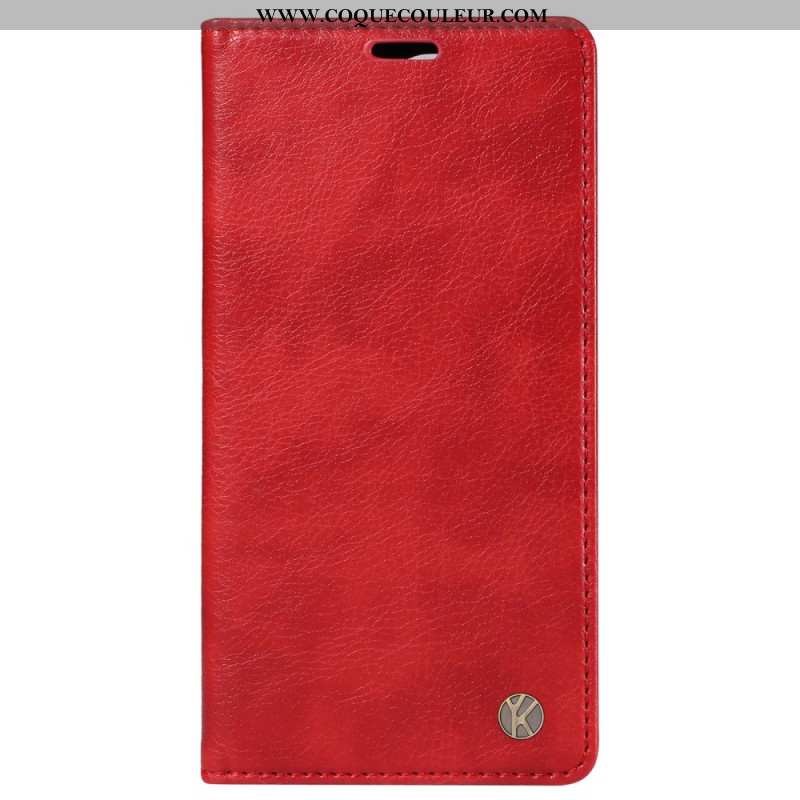 Flip Cover Oppo Reno 12 Pro Vintage YIKATU