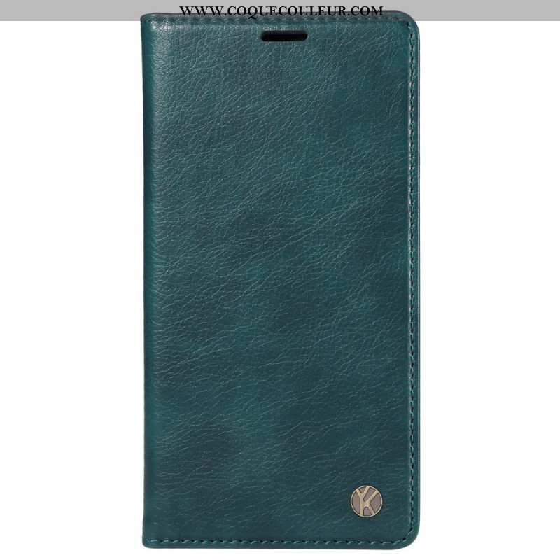 Flip Cover Oppo Reno 12 Pro Vintage YIKATU