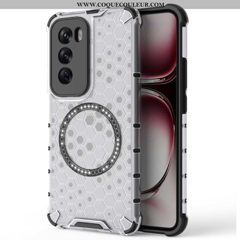 Coque Oppo Reno 12 Pro 5G Magnétique Nid d'Abeille