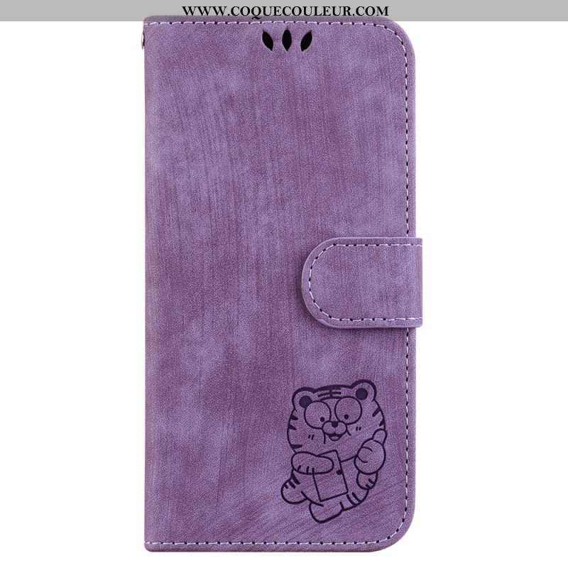 Housse Oppo Reno 12F 5G Motif Tigre