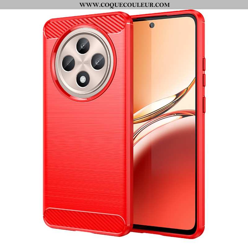 Coque Oppo Reno12 F 5G Fibre Carbone Brossée