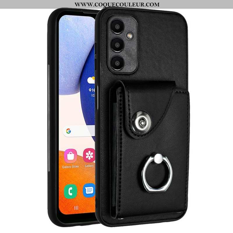 Coque Samsung Galaxy A15 5G Porte-Cartes à Soufflets