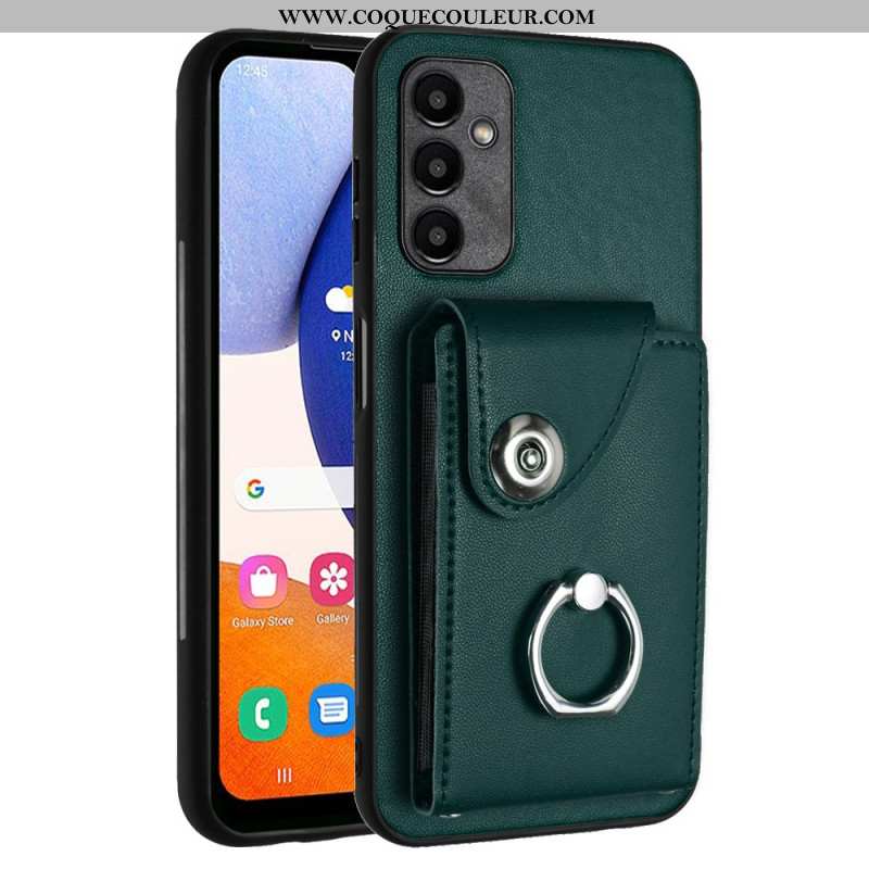 Coque Samsung Galaxy A15 5G Porte-Cartes à Soufflets