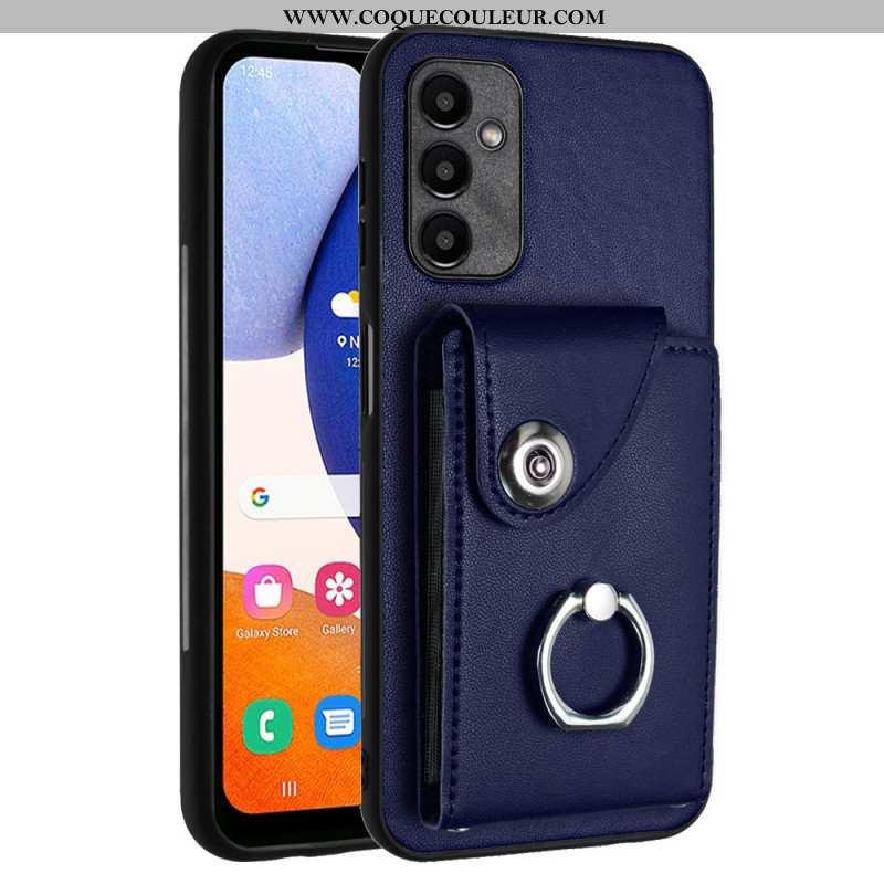 Coque Samsung Galaxy A15 5G Porte-Cartes à Soufflets