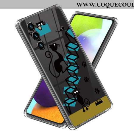 Coque Samsung Galaxy A15 5G Chat et Souris