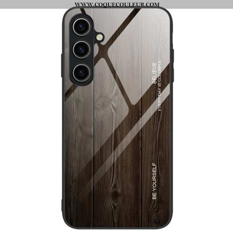 Coque Samsung Galaxy A15 5G Verre Trempé Design Bois