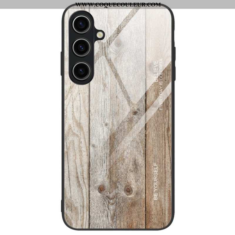 Coque Samsung Galaxy A15 5G Verre Trempé Design Bois