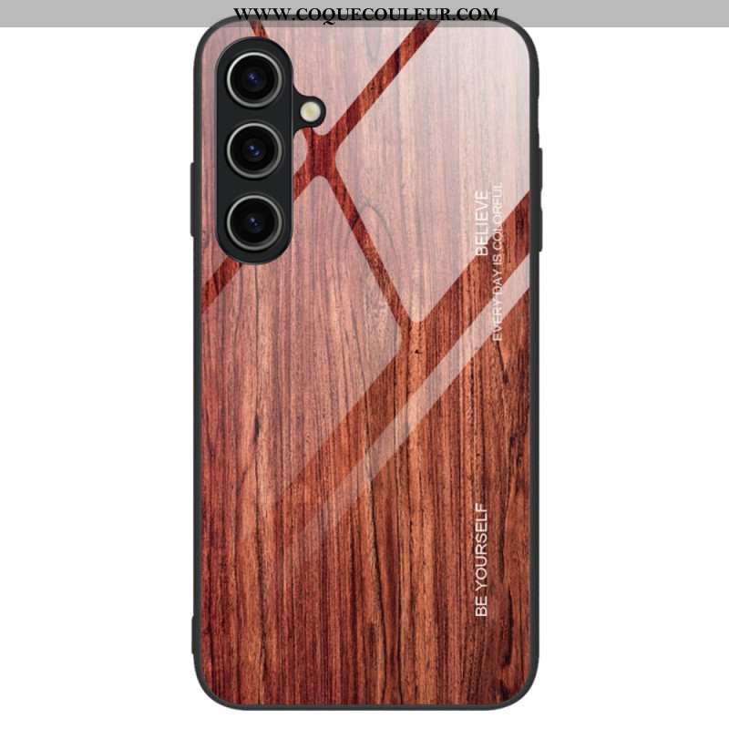 Coque Samsung Galaxy A15 5G Verre Trempé Design Bois