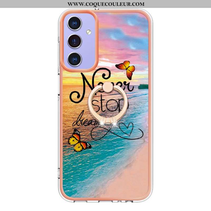 Coque Samsung Galaxy A15 5G Anneau-Support Motif