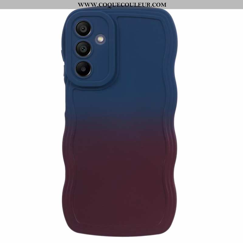 Coque Samsung Galaxy A15 5G / A14 Silicone Ondulée Bicolore