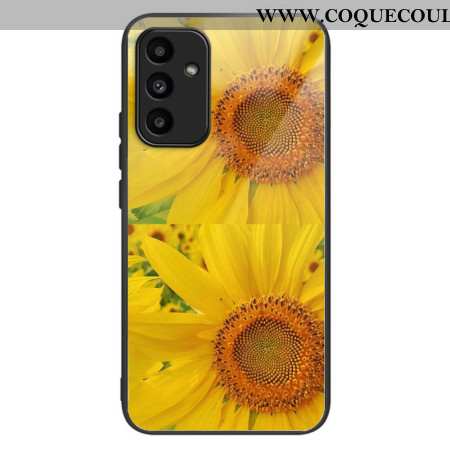 Coque Samsung Galaxy A15 5G / A15 Verre Trempé Tournesols