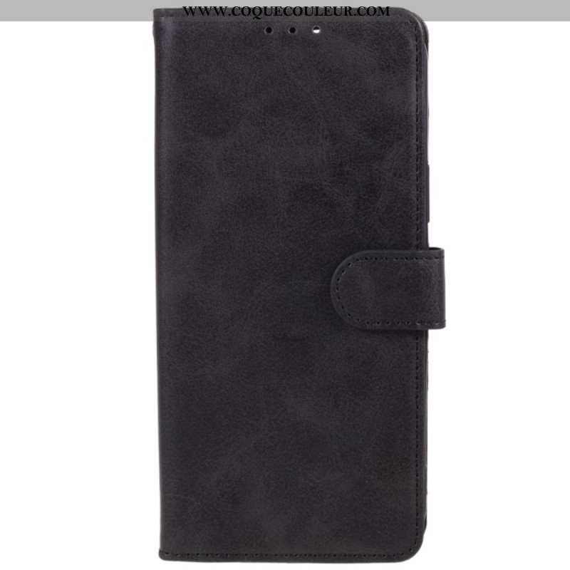 Housse Samsung Galaxy A15 5G Style Cuir Mat à Lanière