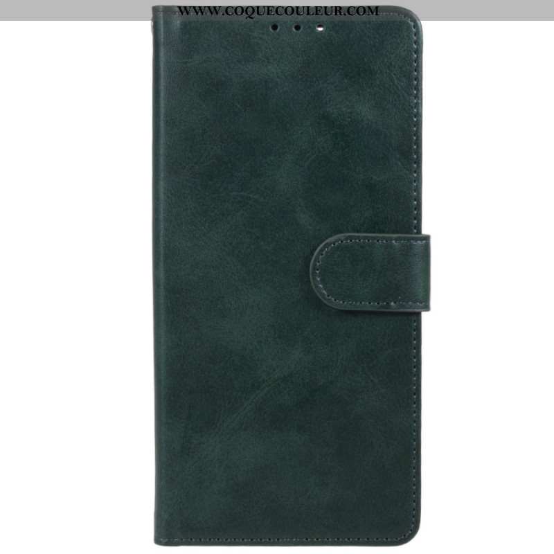 Housse Samsung Galaxy A15 5G Style Cuir Mat à Lanière