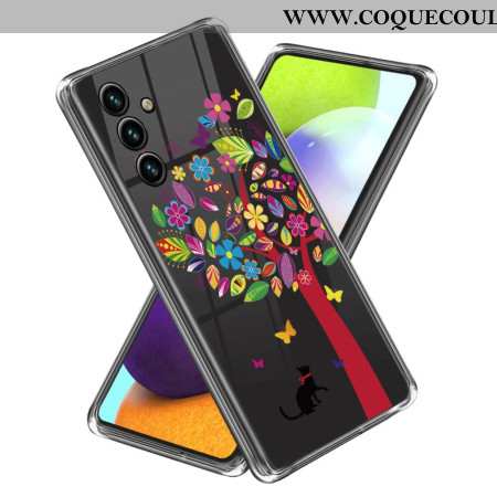 Coque Samsung Galaxy A15 5G Chat et Arbre