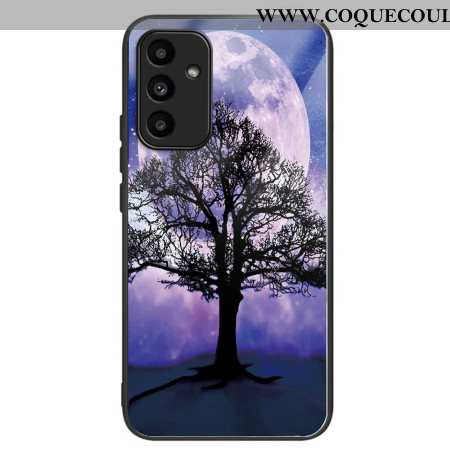 Coque Samsung Galaxy A15 5G / A15 Verre Trempé Arbre et Lune