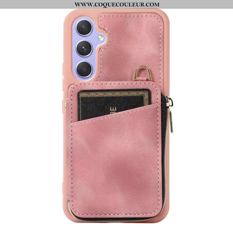 Coque Samsung Galaxy A15 5G / A15 Portefeuille et Lanière