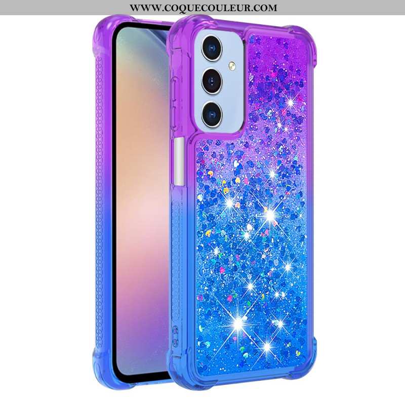 Coque Samsung Galaxy A15 5G Dégradé Paillettes