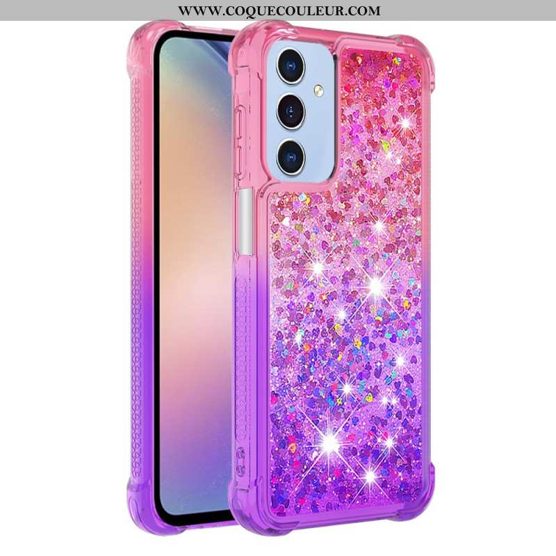 Coque Samsung Galaxy A15 5G Dégradé Paillettes