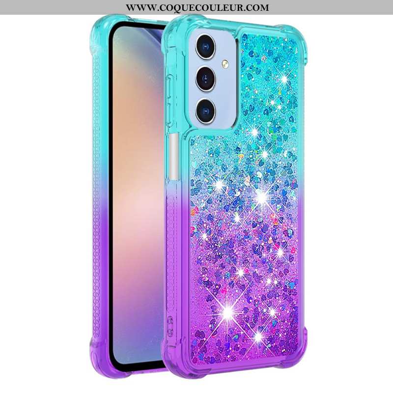 Coque Samsung Galaxy A15 5G Dégradé Paillettes