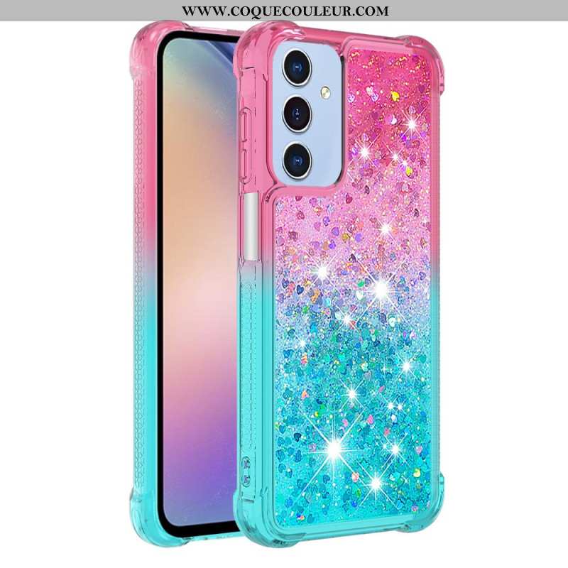 Coque Samsung Galaxy A15 5G Dégradé Paillettes