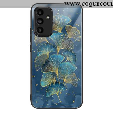 Coque Samsung Galaxy A15 5G / A15 Verre Trempé Feuilles de Ginkgo