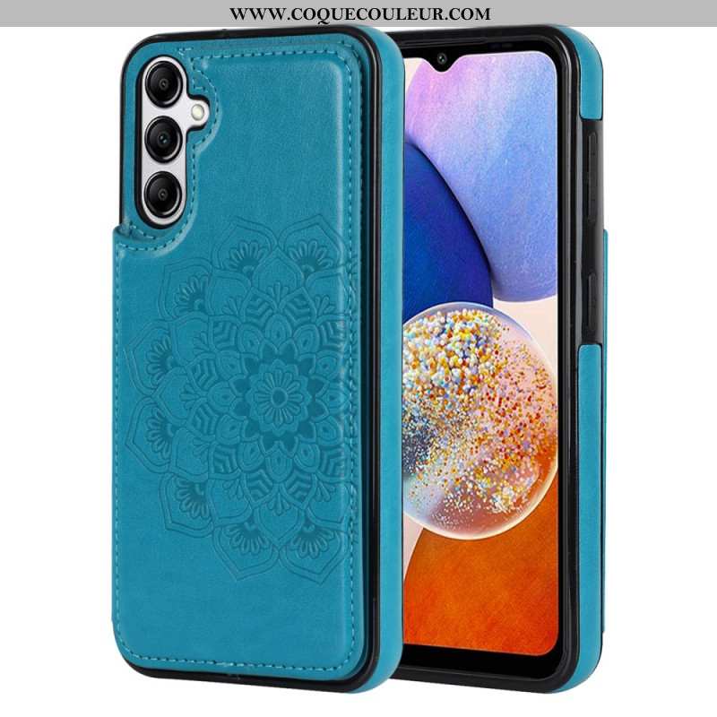 Coque Samsung Galaxy A15 5G / A15 Porte-Cartes Motif Mandala