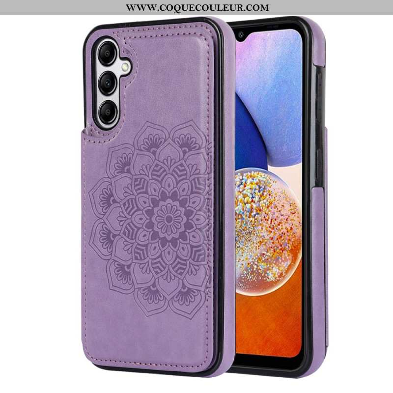 Coque Samsung Galaxy A15 5G / A15 Porte-Cartes Motif Mandala