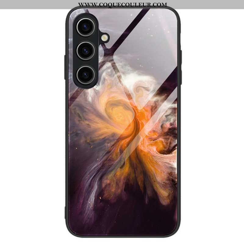 Coque Samsung Galaxy A15 Verre Trempé Style Marbre