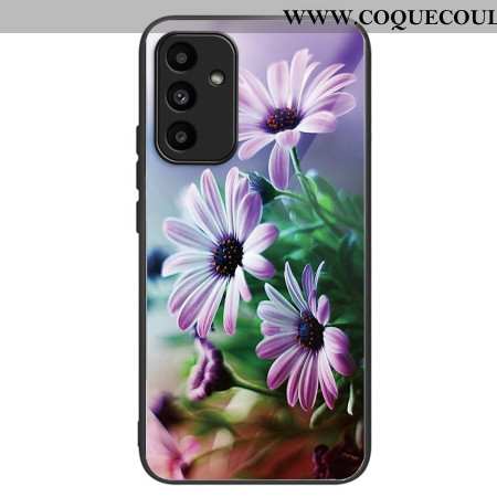 Coque Samsung Galaxy A15 5G / A15 Verre Trempé Chrysanthèmes