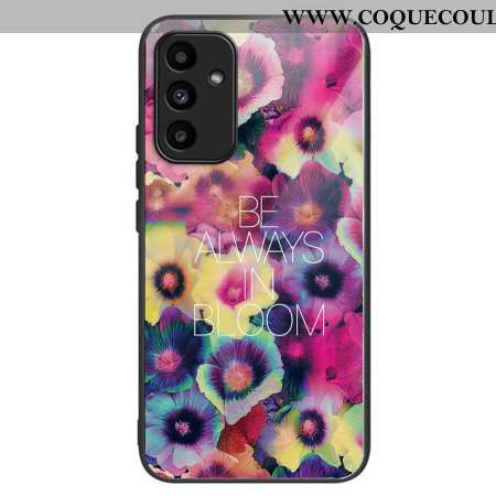 Coque Samsung Galaxy A15 5G / A15 Verre Trempé Fleurs Colorées