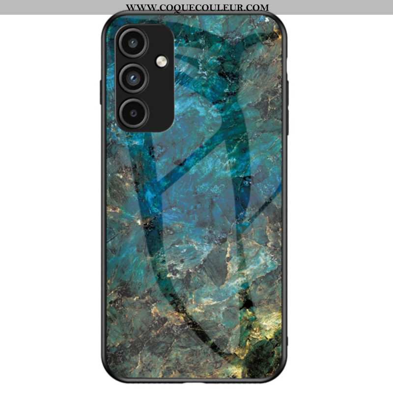 Coque Samsung Galaxy A15 Verre Trempé Style Marbre