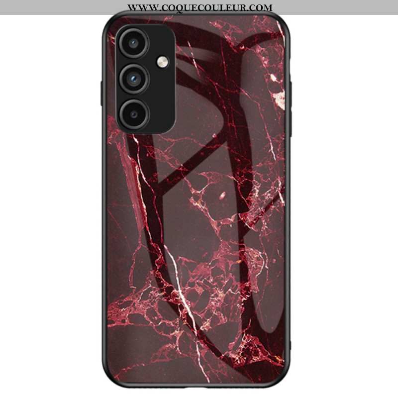 Coque Samsung Galaxy A15 Verre Trempé Style Marbre