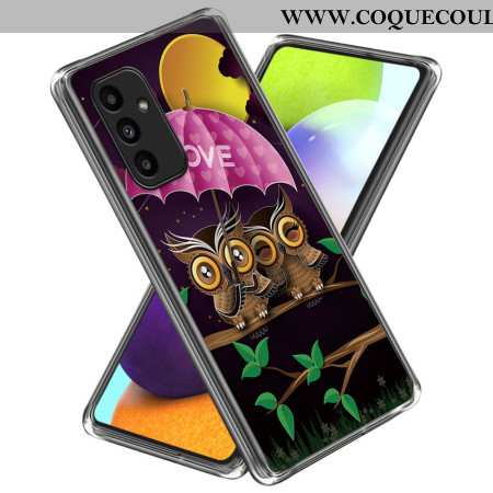 Coque Samsung Galaxy A15 4G / A15 Couple de Hiboux