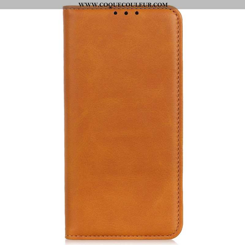 Flip Cover Samsung Galaxy A15 Cuir Fendu