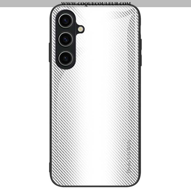 Coque Samsung Galaxy A15 Verre Trempé Fibre Carbone