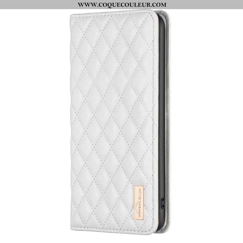 Flip Cover Samsung Galaxy A15 Matelassée BINFEN COLOR