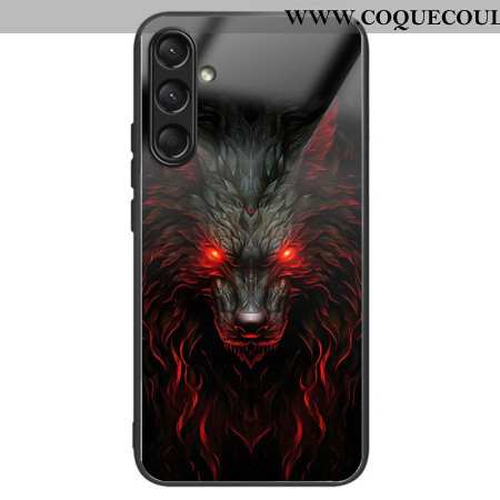 Coque Galaxy A16 4G / 5G Verre Trempé Loup Rouge