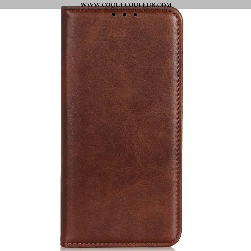 Flip Cover Samsung Galaxy A16 4G / 5G Cuir Fendu Classique