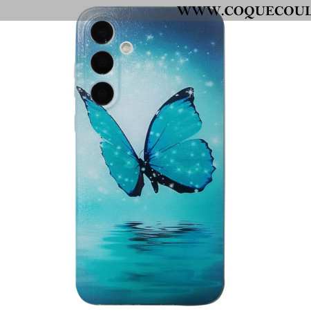 Coque Samsung Galaxy A16 4G / 5G Papillon Bleu