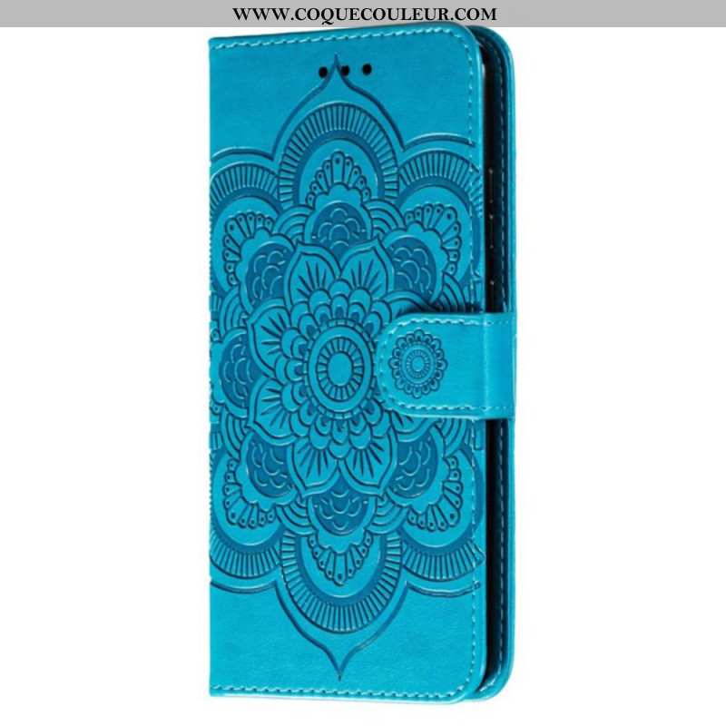 Housse Samsung Galaxy A16 4G / 5G Motif Mandala à Lanière