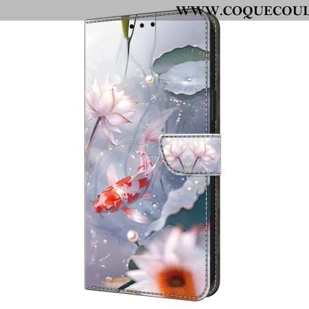 Housse Samsung Galaxy A16 4G / 5G Fleurs et Poisson